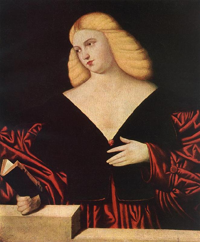 LICINIO, Bernardino Portrait of a Woman t09